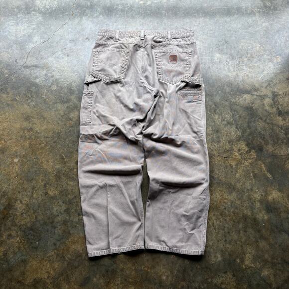 Vintage Baggy Faded Distressed Carhartt Work Pants - Picture 1 of 9